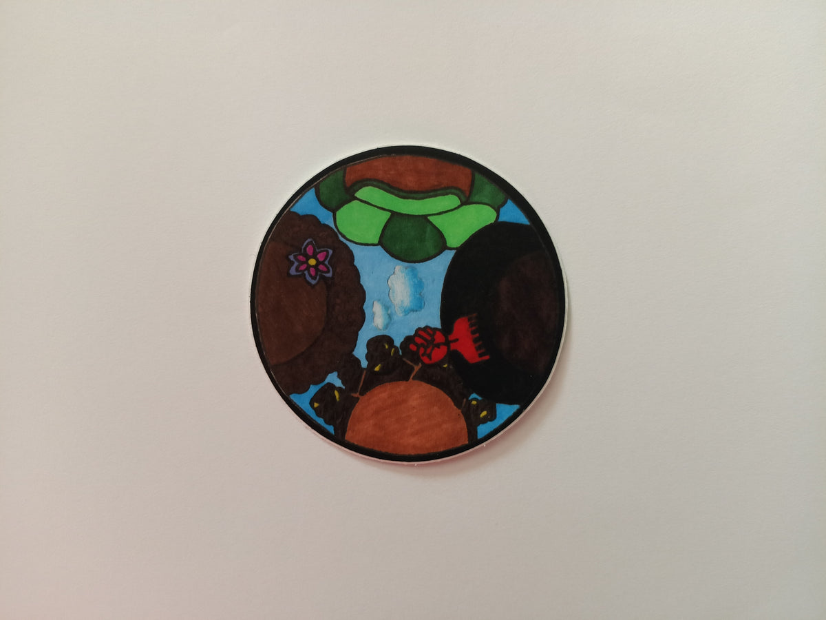Huddle Up Vinyl Sticker