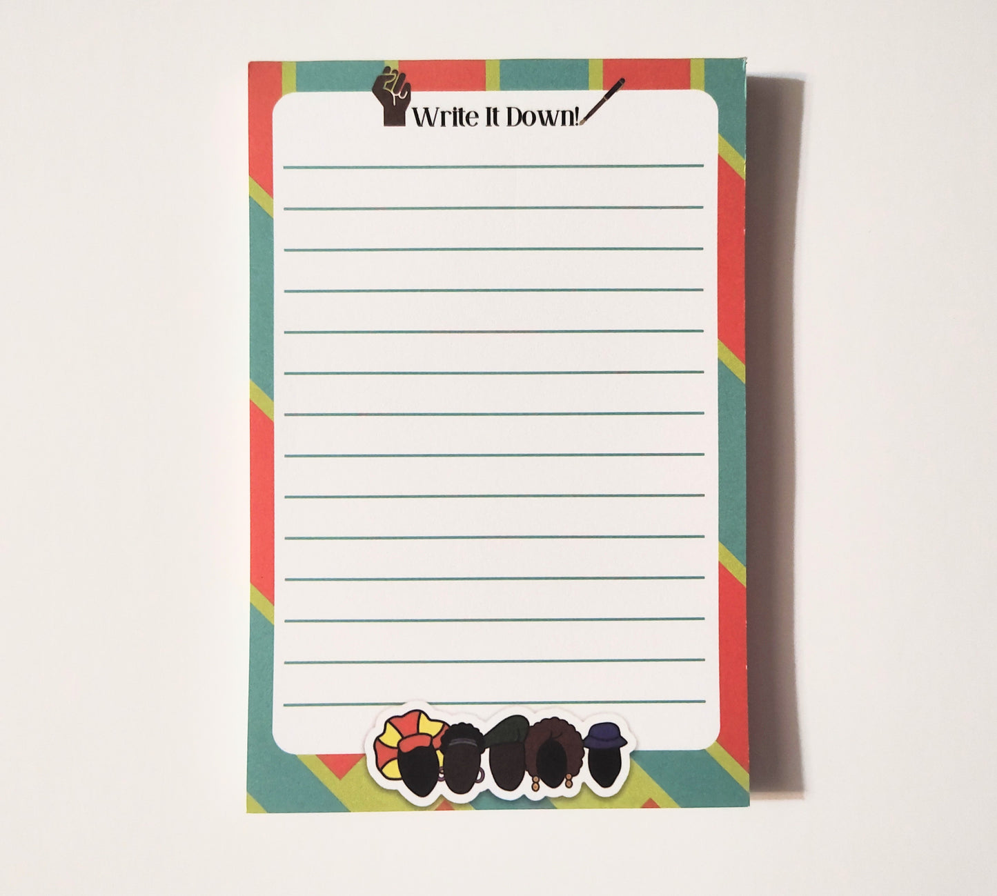 Hats & Hair Write It Down Notepad