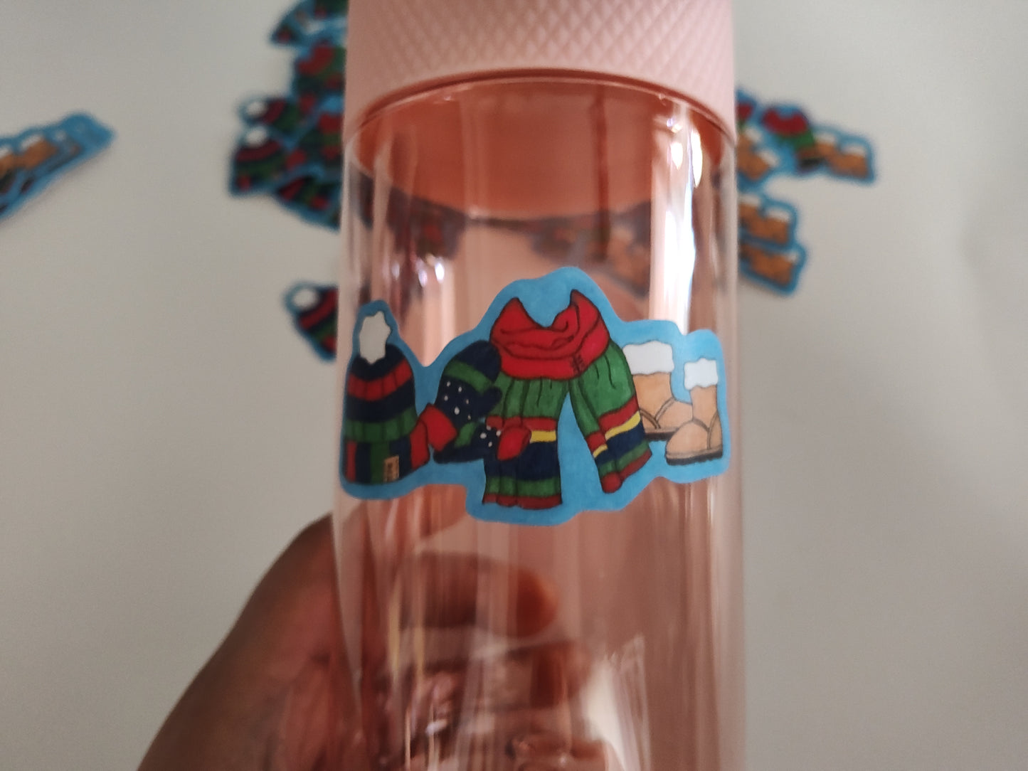 It's Winter Weather (Red/Blue/Green) Vinyl Sticker🧤🧥👢🧣