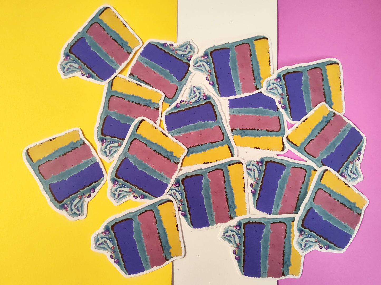 Party Cake Vinyl Sticker