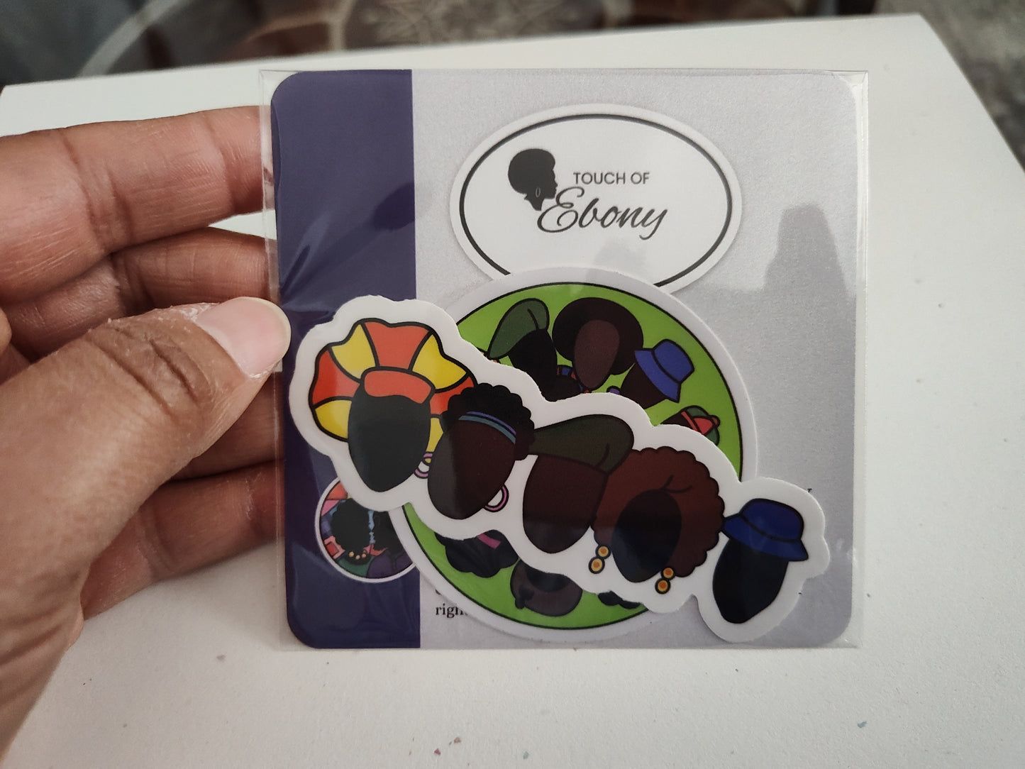 Hats & Hair Sticker Bundle