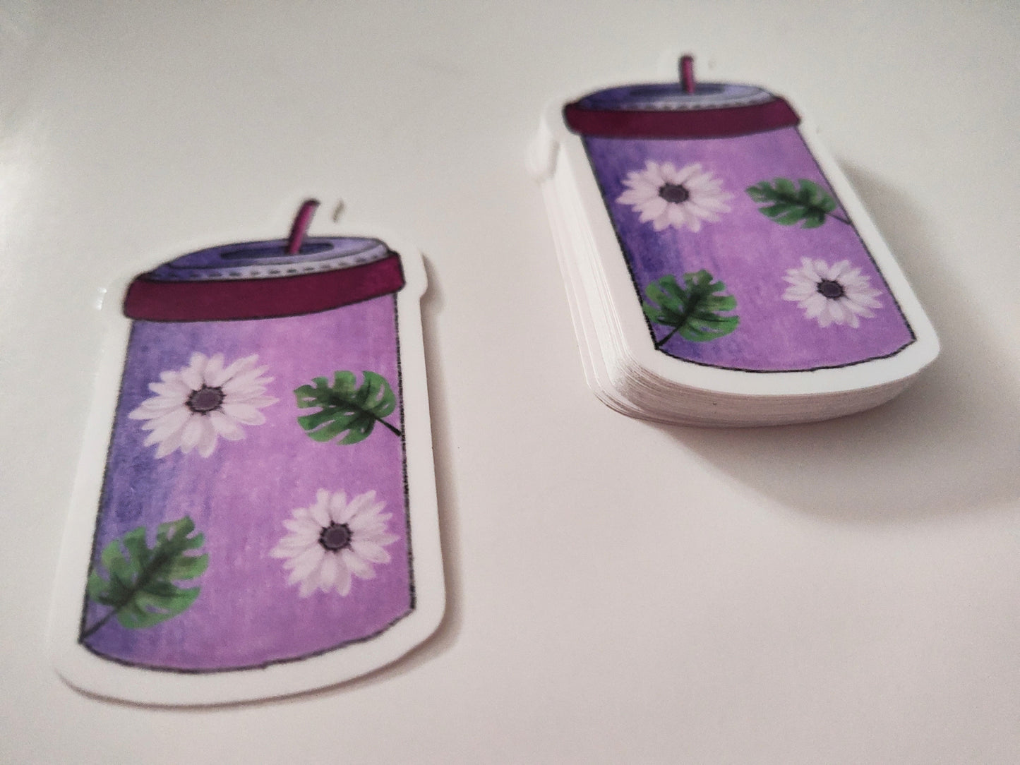 Purple Shade Tumbler Vinyl Sticker π