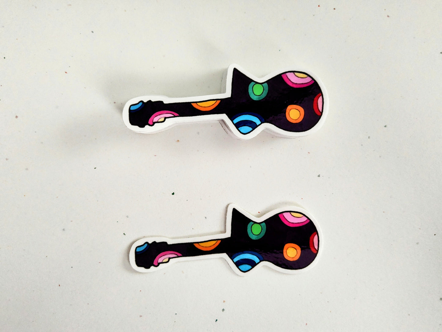 Rock It Out Guitar Vinyl Sticker
