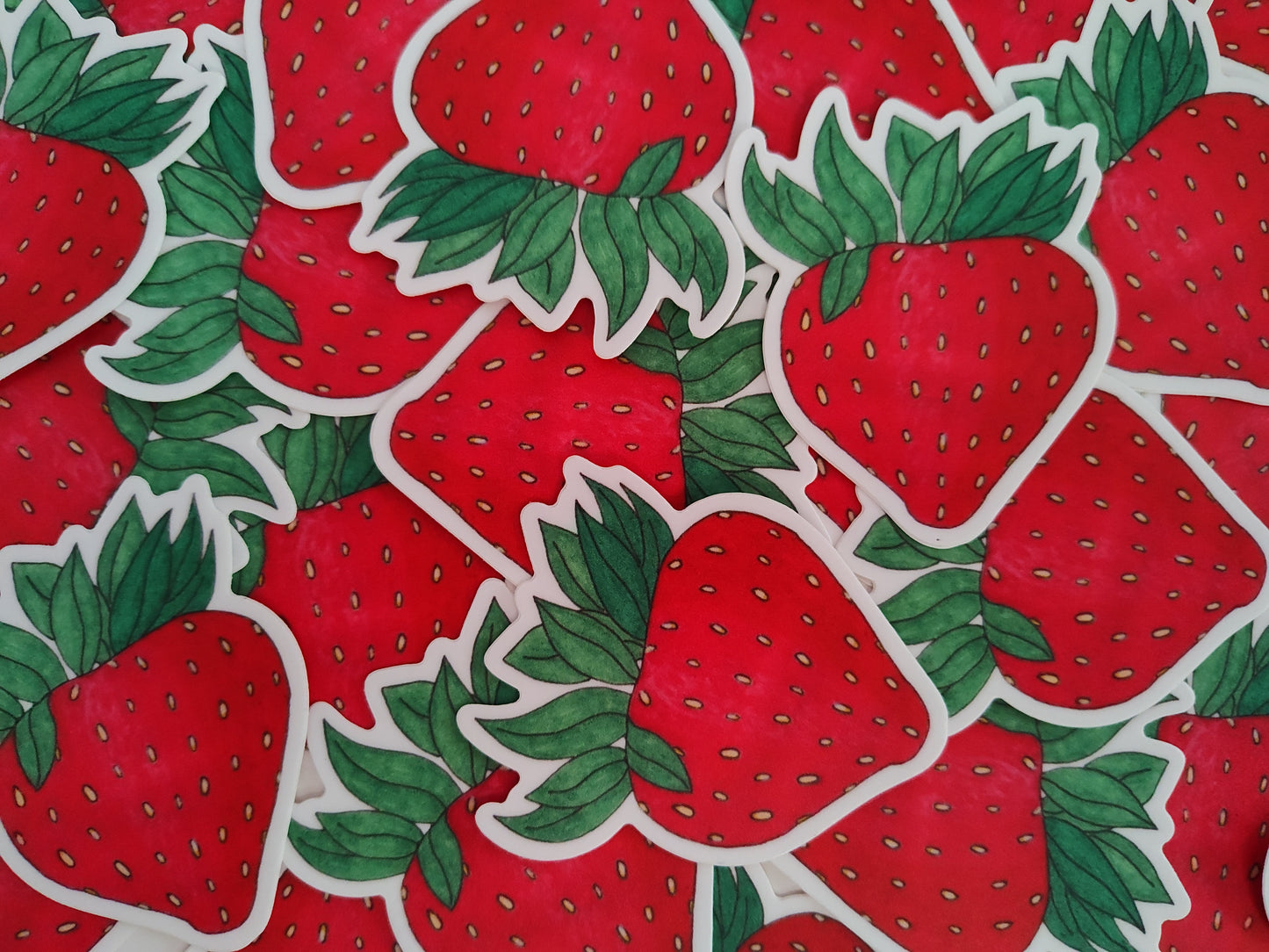 Strawberry Love Vinyl Sticker