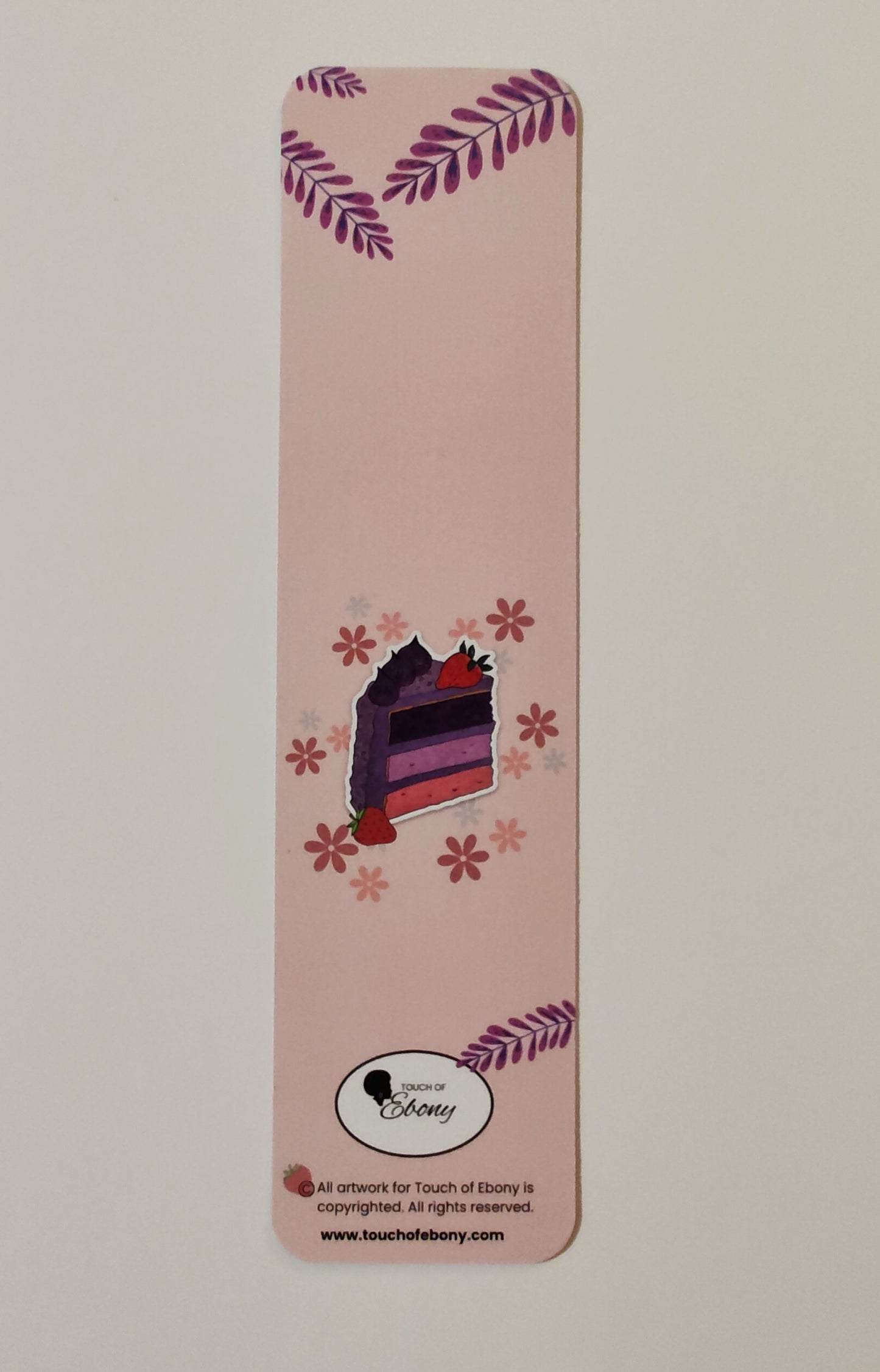 Purple Cake Bookmark