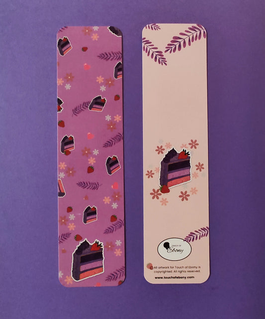 Purple Cake Bookmark