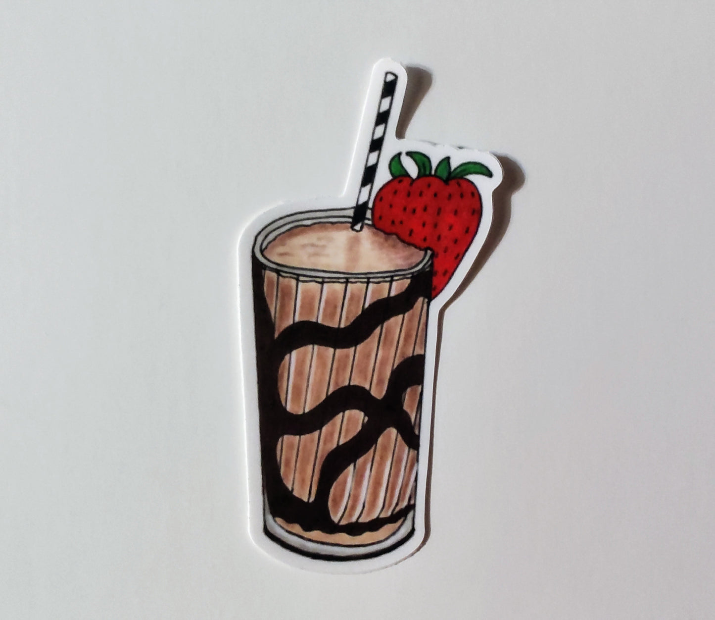 Chocolate Smoothie Vinyl Sticker