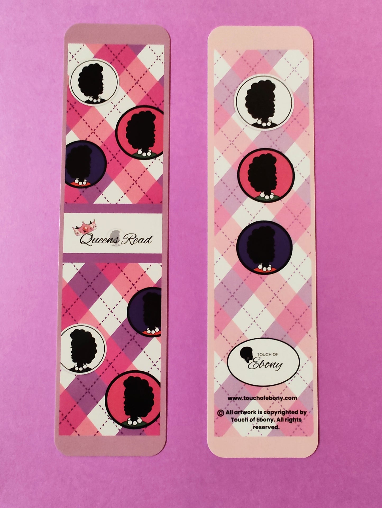 Queens Read Bookmark