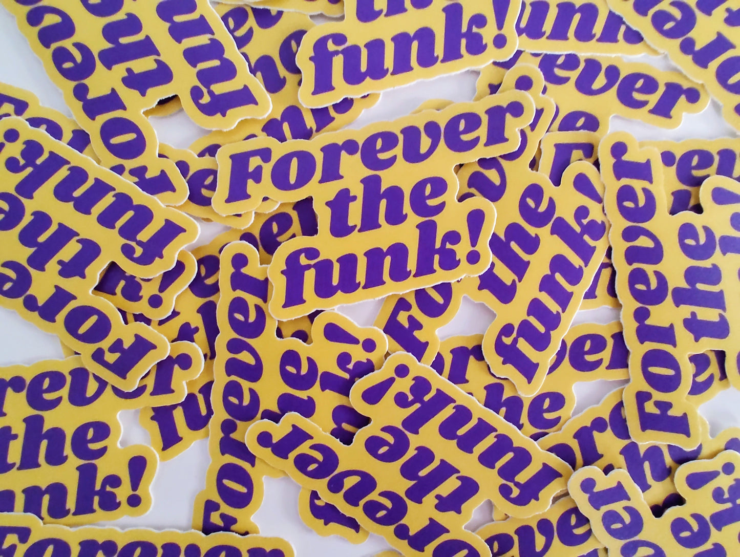 Forever the Funk Vinyl Sticker