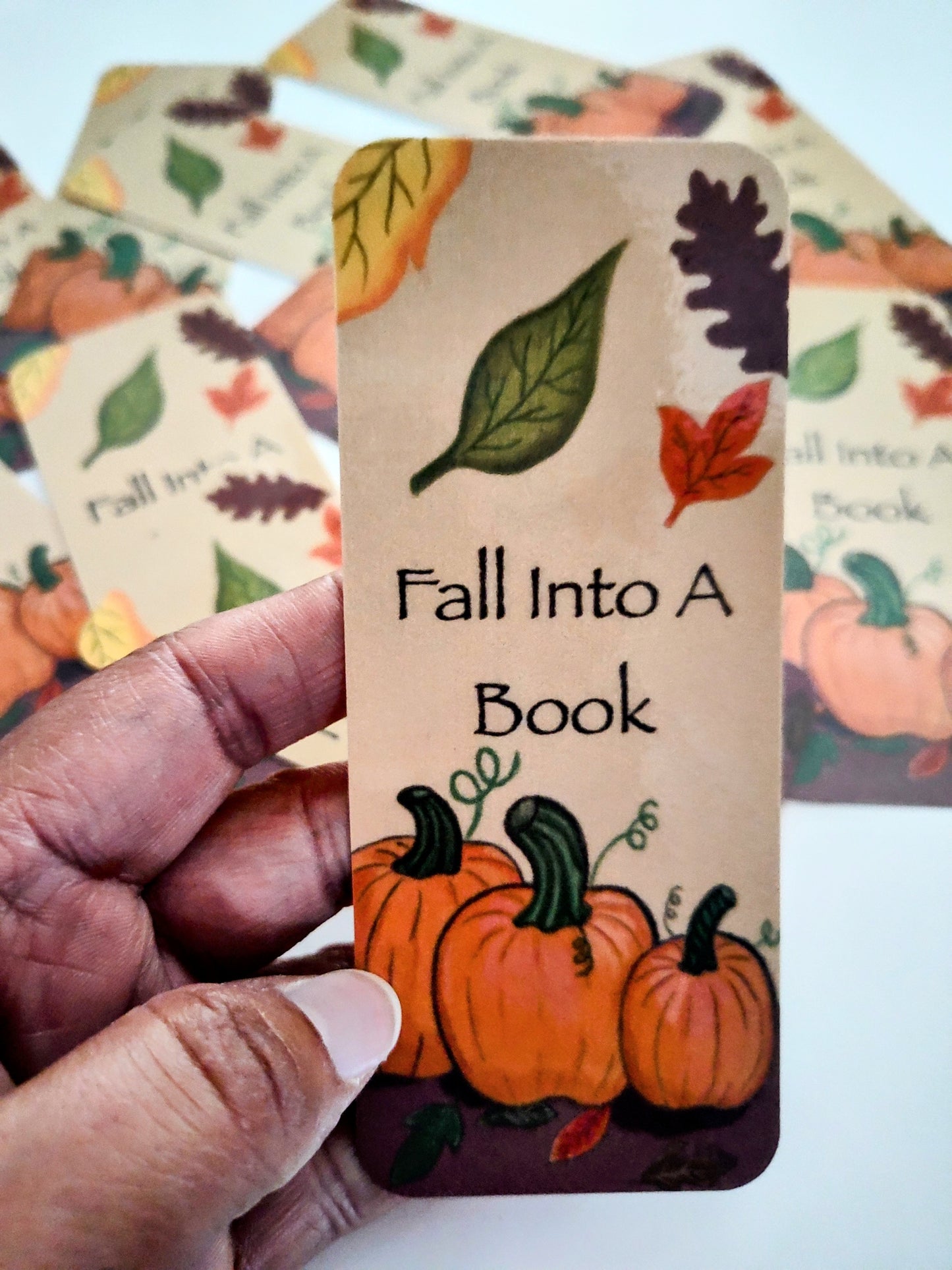 Fall Pumpkin Bookmark