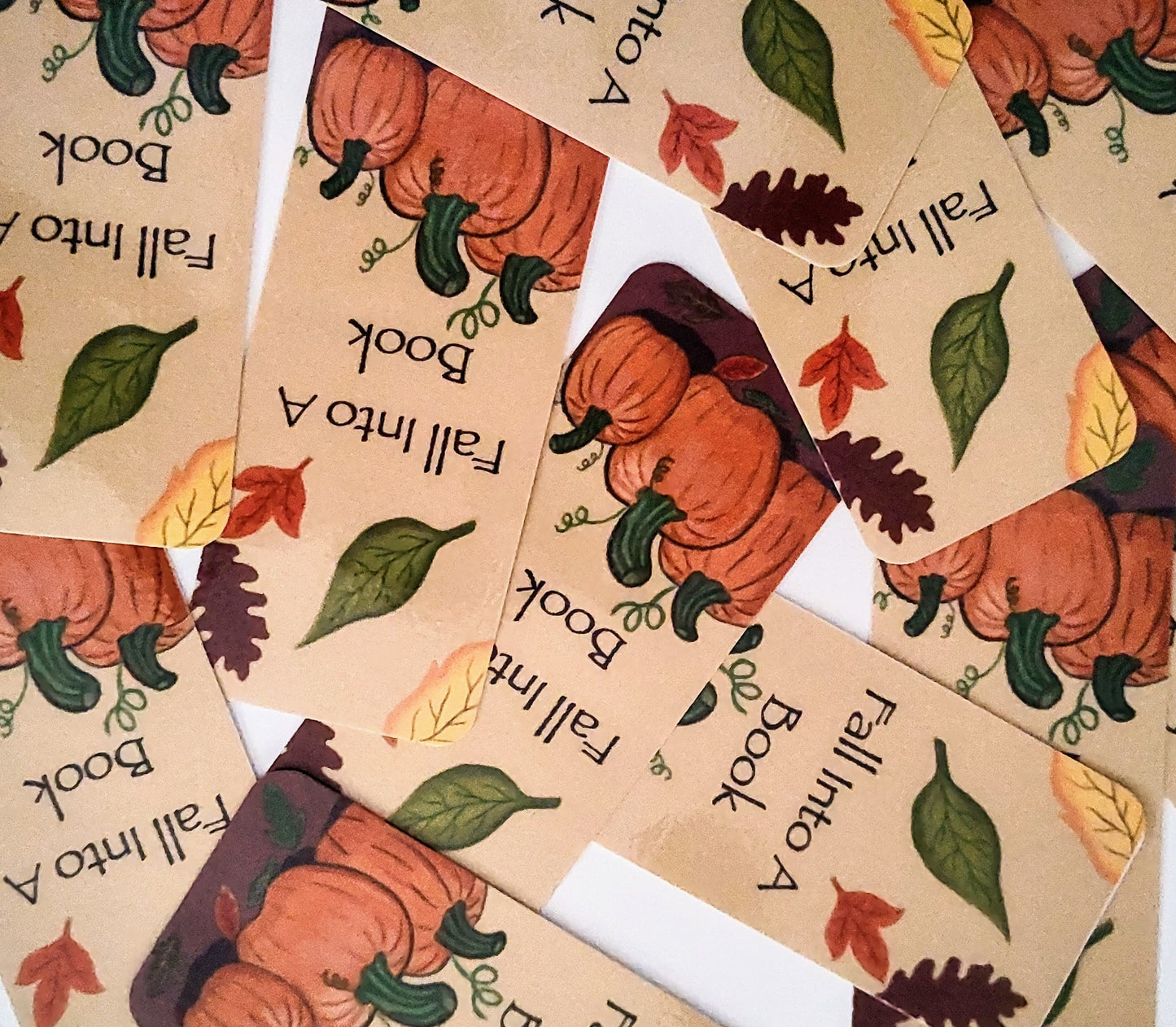 Fall Pumpkin Bookmark