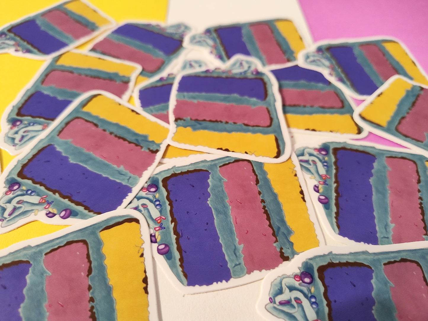 Party Cake Vinyl Sticker