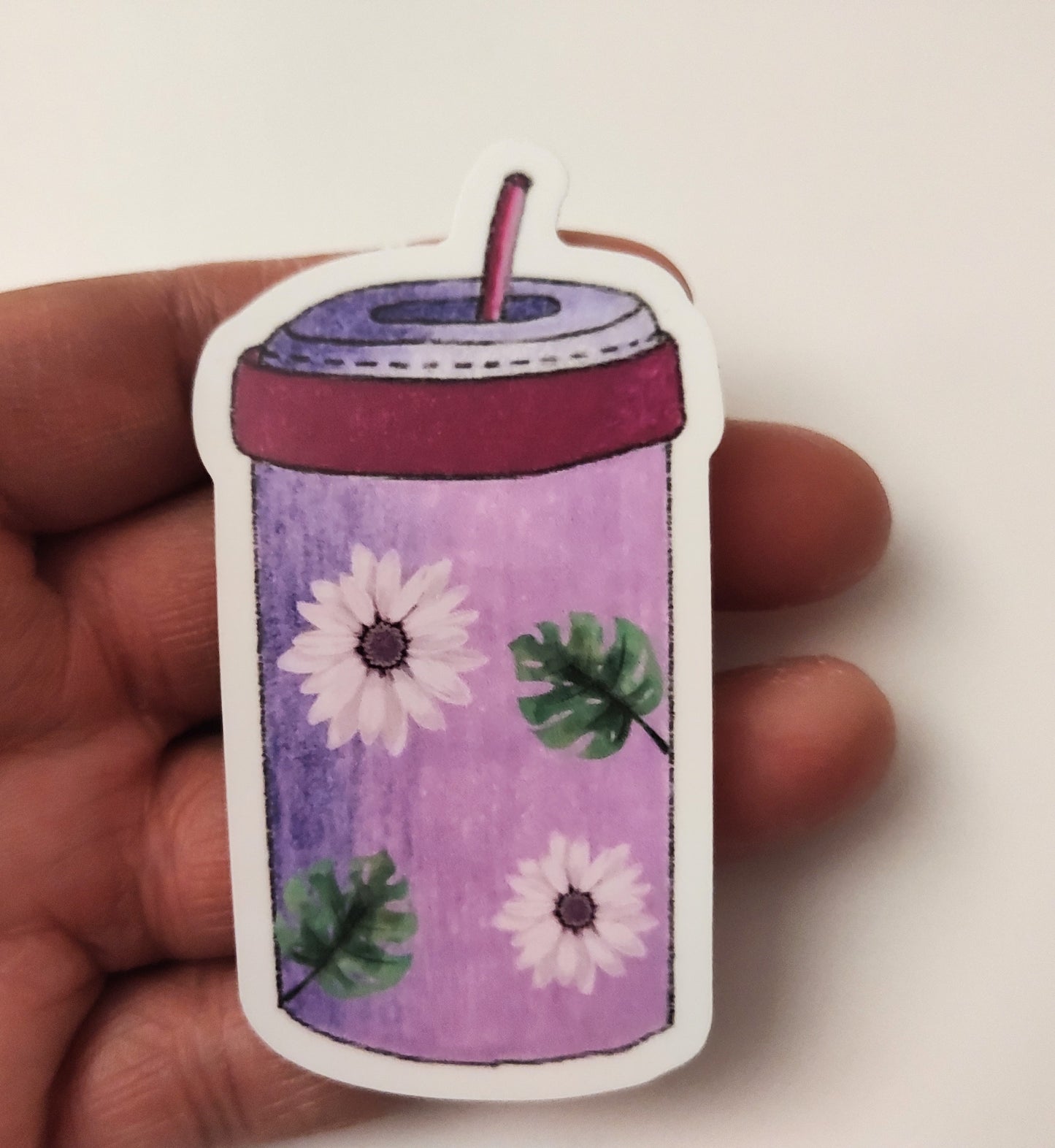 Purple Shade Tumbler Vinyl Sticker 💜