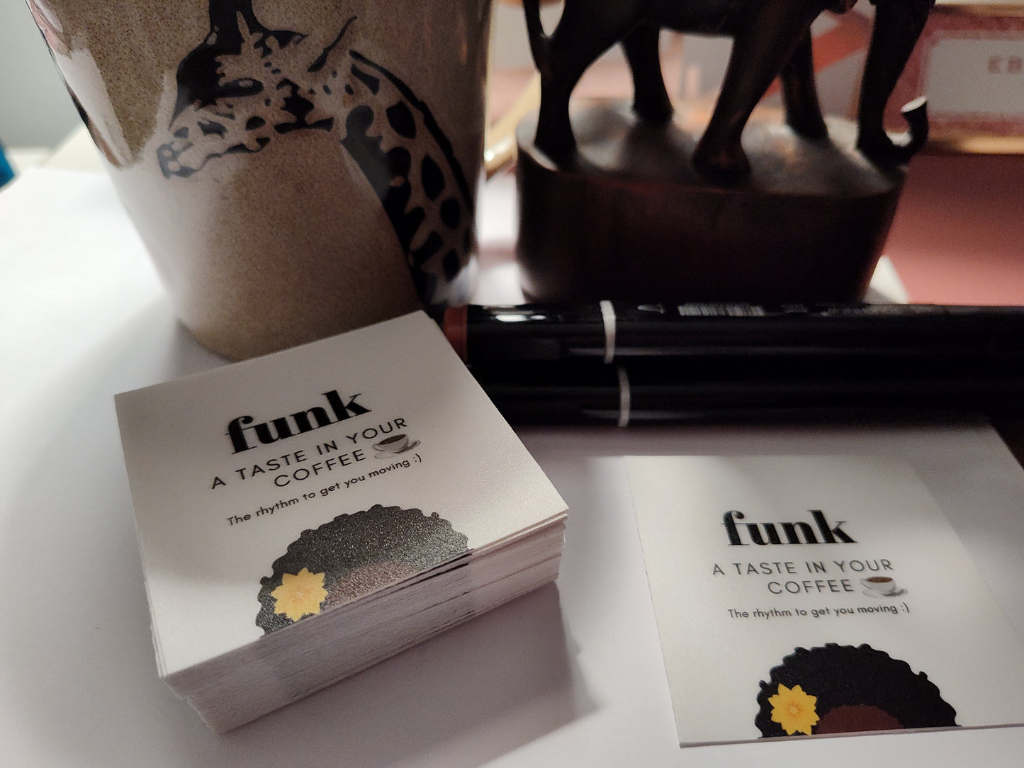 Funk: A Taste In Your Coffee Vinyl Sticker