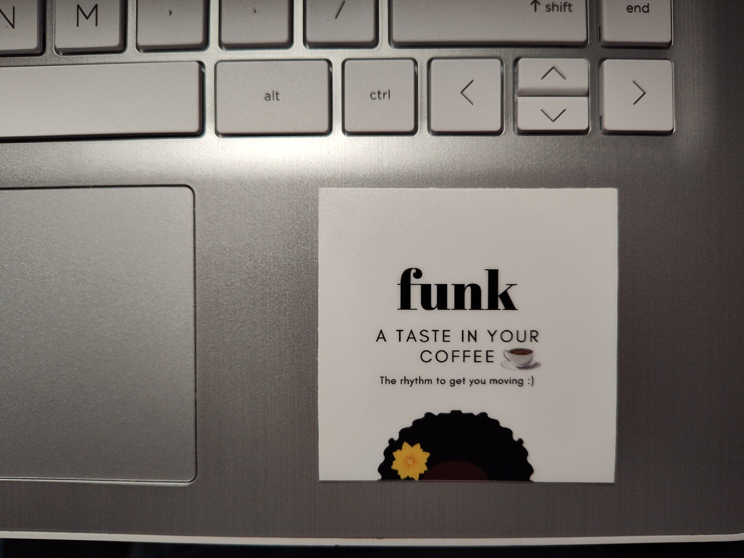 Funk: A Taste In Your Coffee Vinyl Sticker