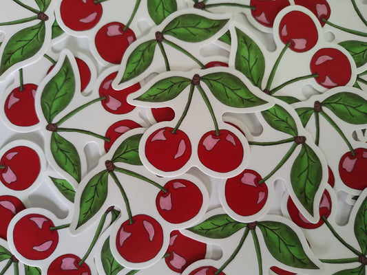 Sweet Cherry Vinyl Sticker