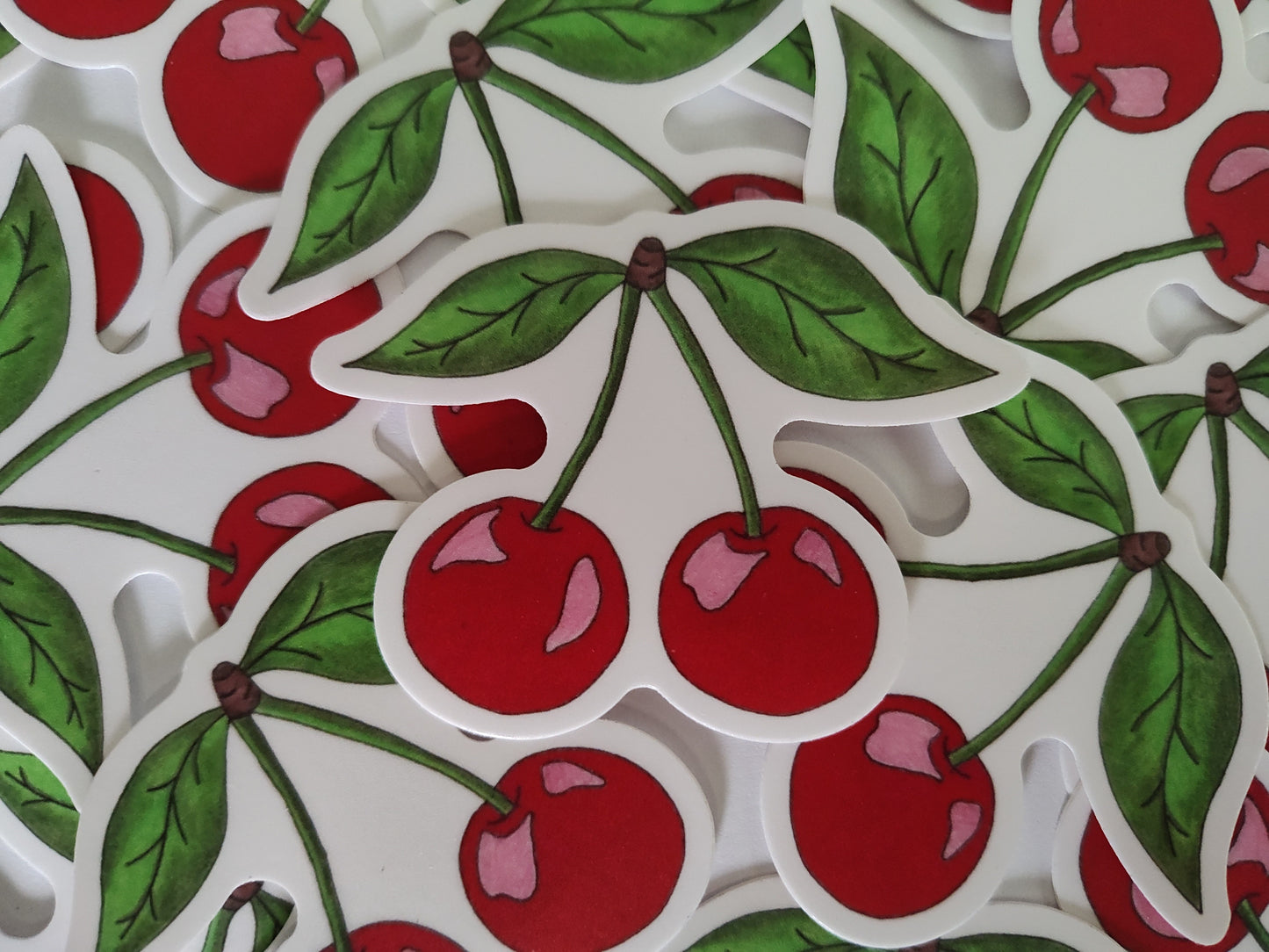 Sweet Cherry Vinyl Sticker