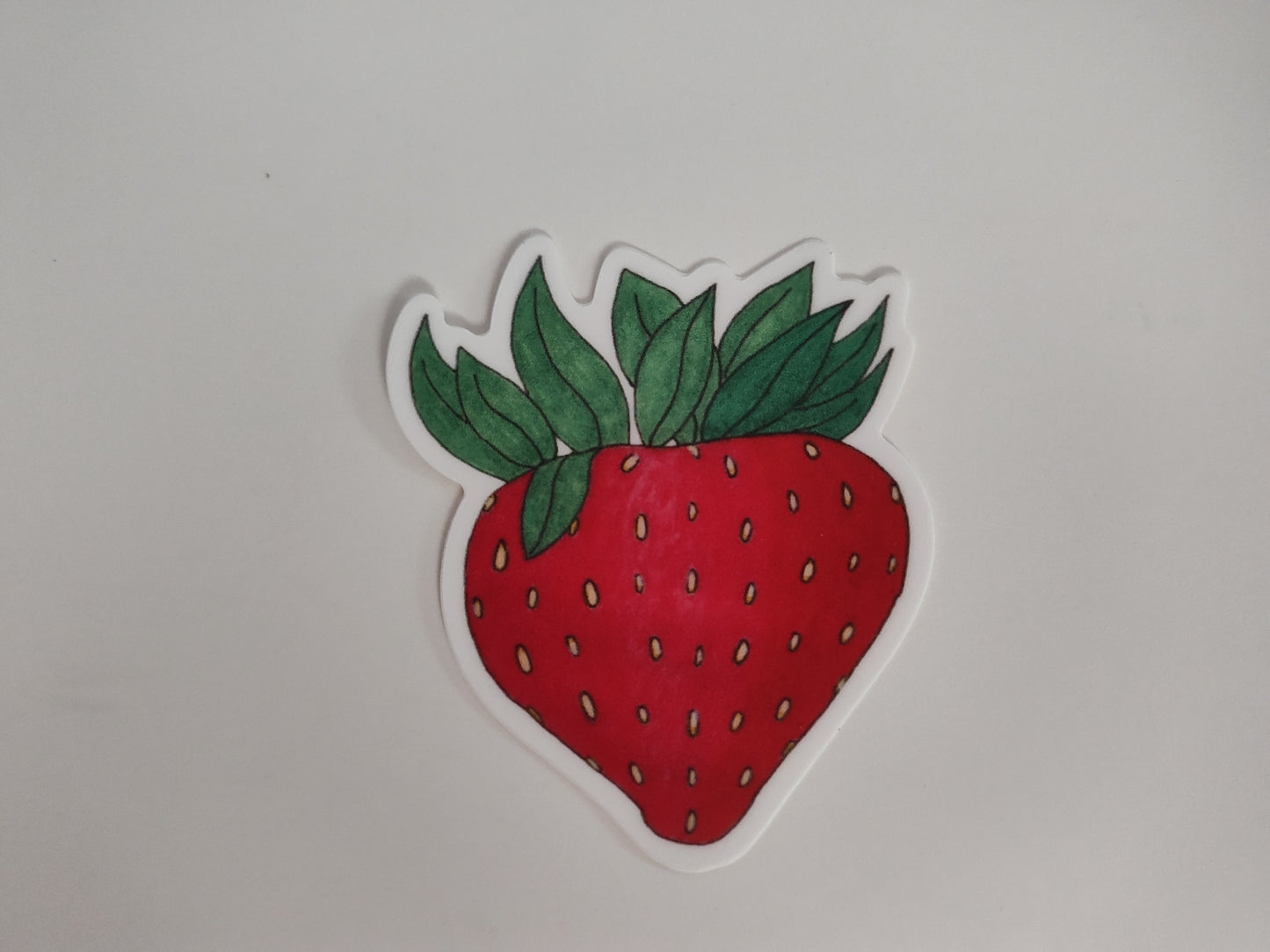 Strawberry Love Vinyl Sticker
