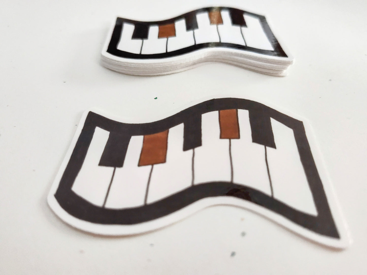 Funky Whimsical Keys 🎹 Vinyl Sticker