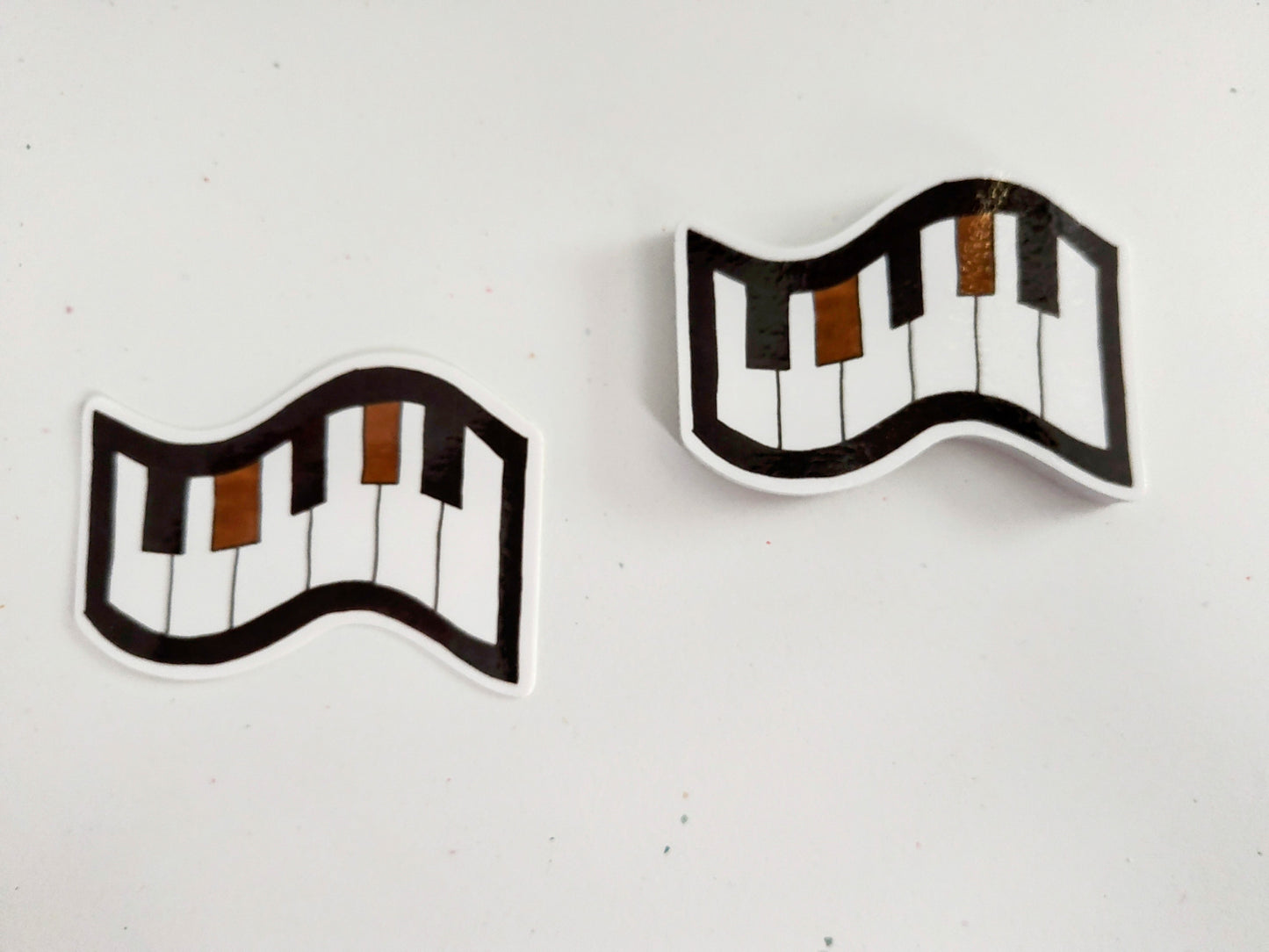 Funky Whimsical Keys 🎹 Vinyl Sticker